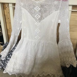 Francescas white lace dress